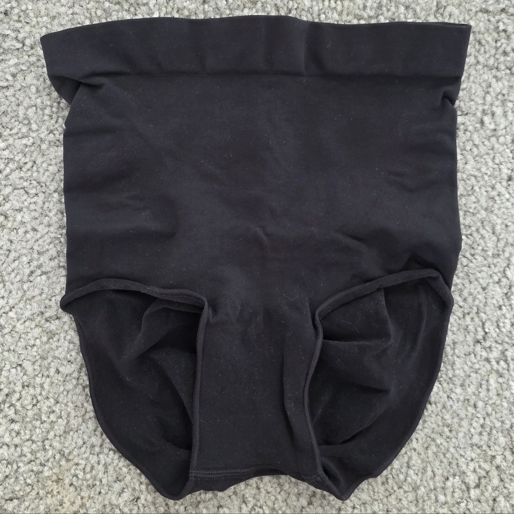 SKIMS Seamless Sculpt Mid Waist Shaping Brief In Onyx 4X/5X - Picture 4 of 7